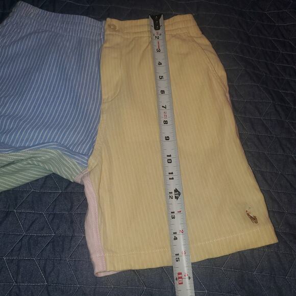 Polo Ralph Lauren Boys Size 10/12 Pastel Polo Prepster Drawstring Shorts Pony - Picture 11 of 11